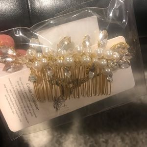 Vintage Wedding Hair Comb - Beads and Rhinestones!